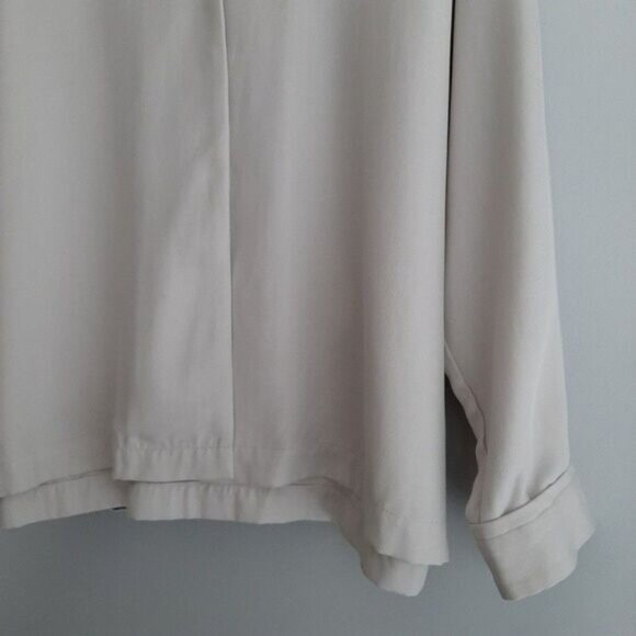 YAYA - NWOT Woman Waist Tie Unstructured Blazer | Light Jacket Sz L - Picture 6 of 13